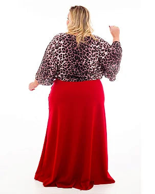 Saia Fenda Mirela Plus Size