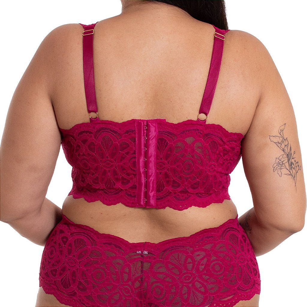 Sutiã Cropped Sissia Desejo Plus Size