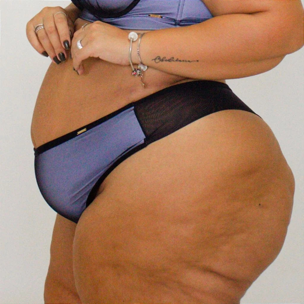 Calcinha Fio Ana Tule Plus Size