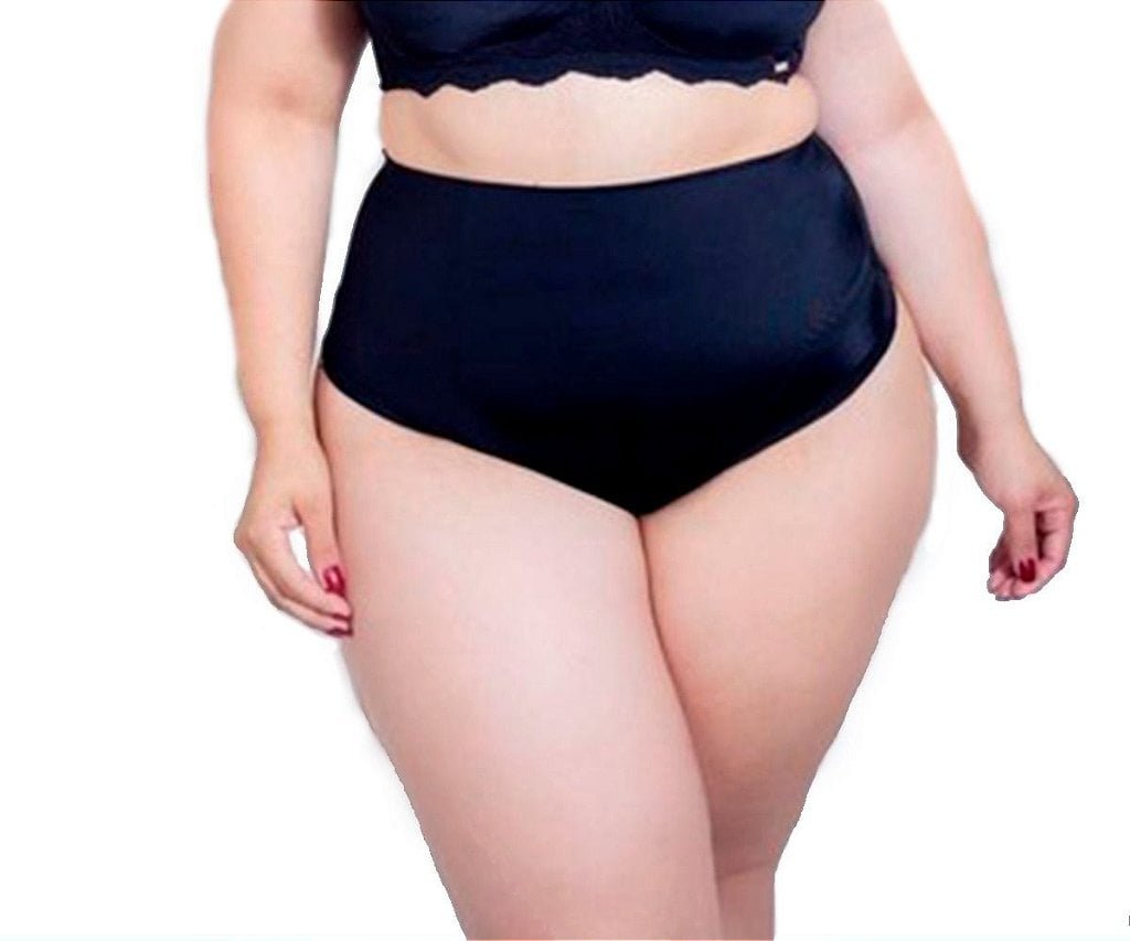Calcinha Gabriela Cinta Hotpants Fio Dental Plus Size