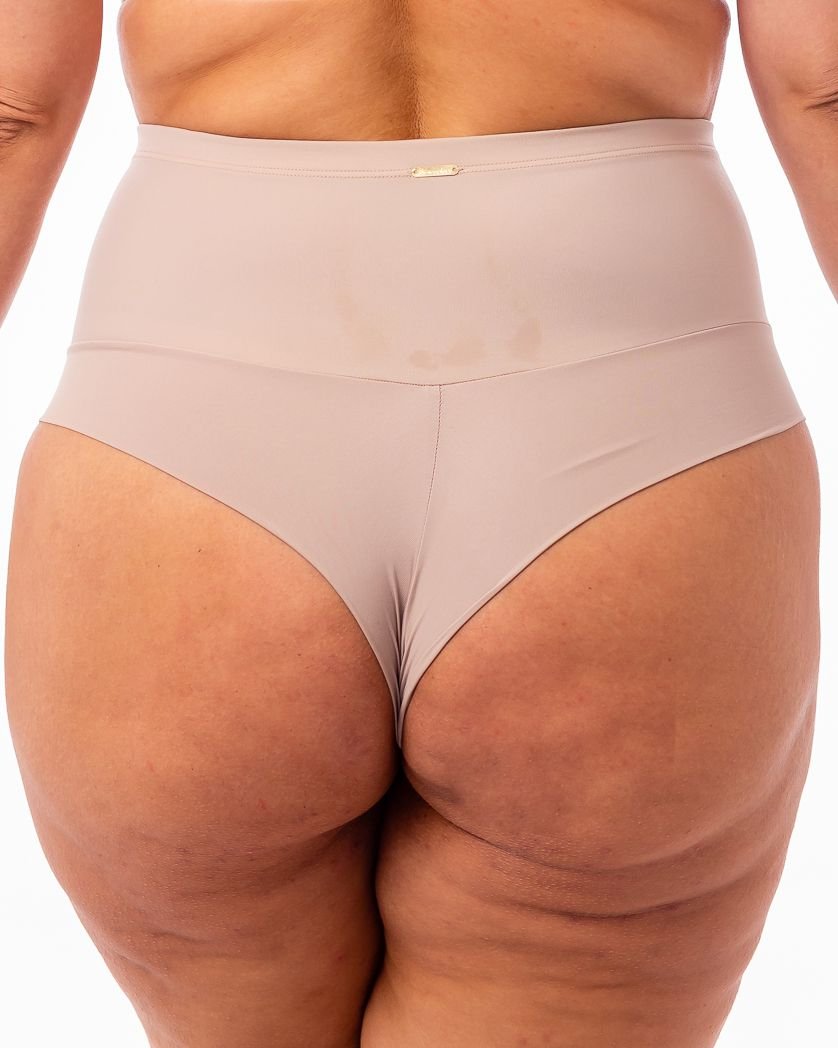 Calcinha Gabriela Cinta Hotpants Fio Dental Plus Size