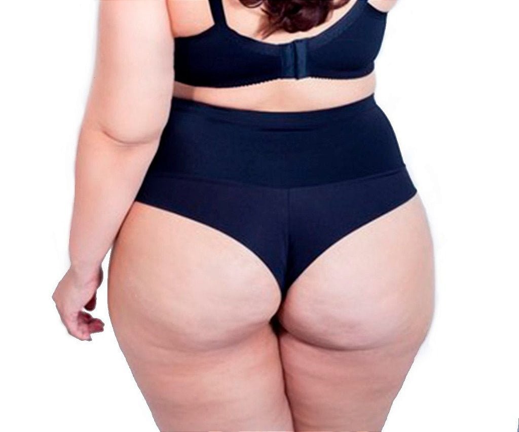 Calcinha Gabriela Cinta Hotpants Fio Dental Plus Size