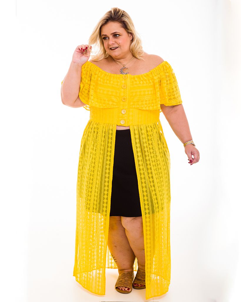 Blusa longa Ciganinha Giovana