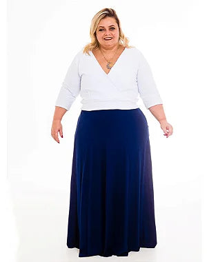 Saia Longa Plus Size Gisele