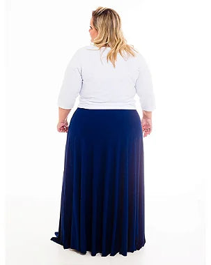 Saia Longa Plus Size Gisele