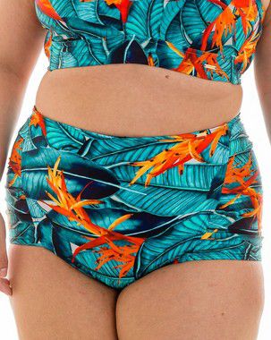 Tanga Paula HotPants - Floral Azul