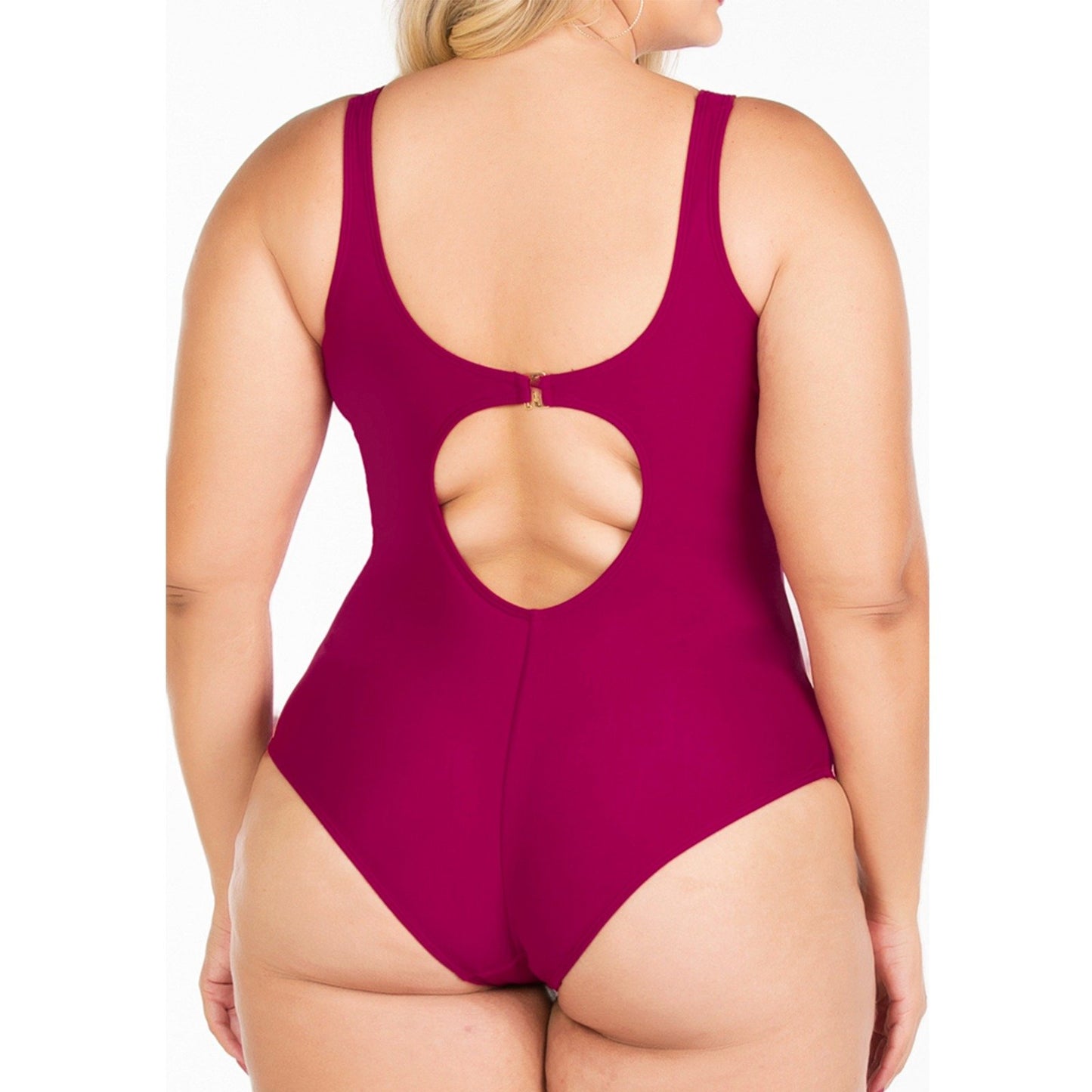 Maiô Modelador com transpassado no busto Plus Size