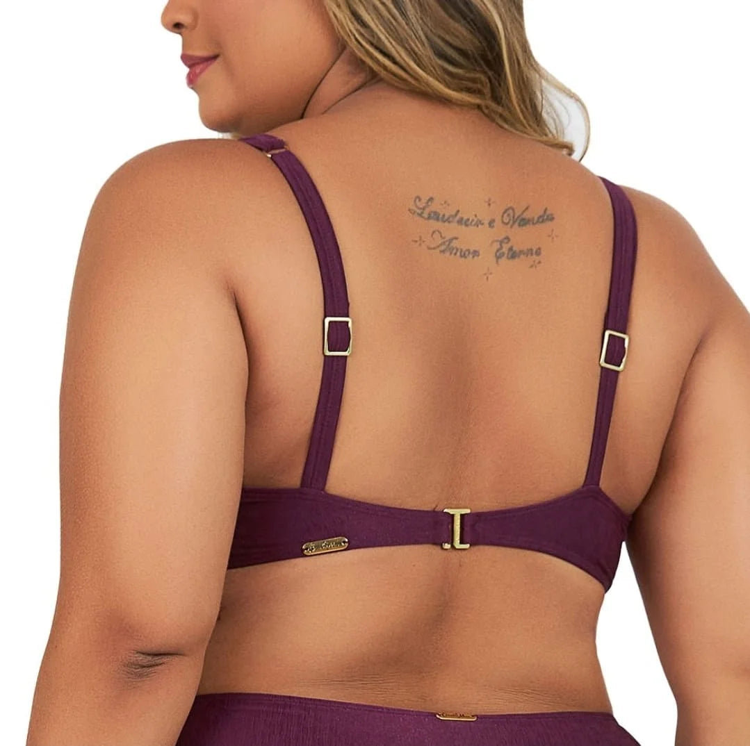 Top Biquini com Bojo Plus Size
