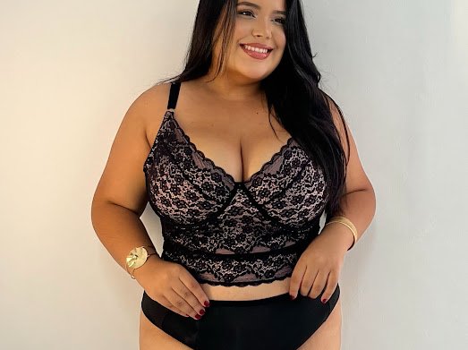 Cropped Plus Size Isadora Renda Preto Rosé