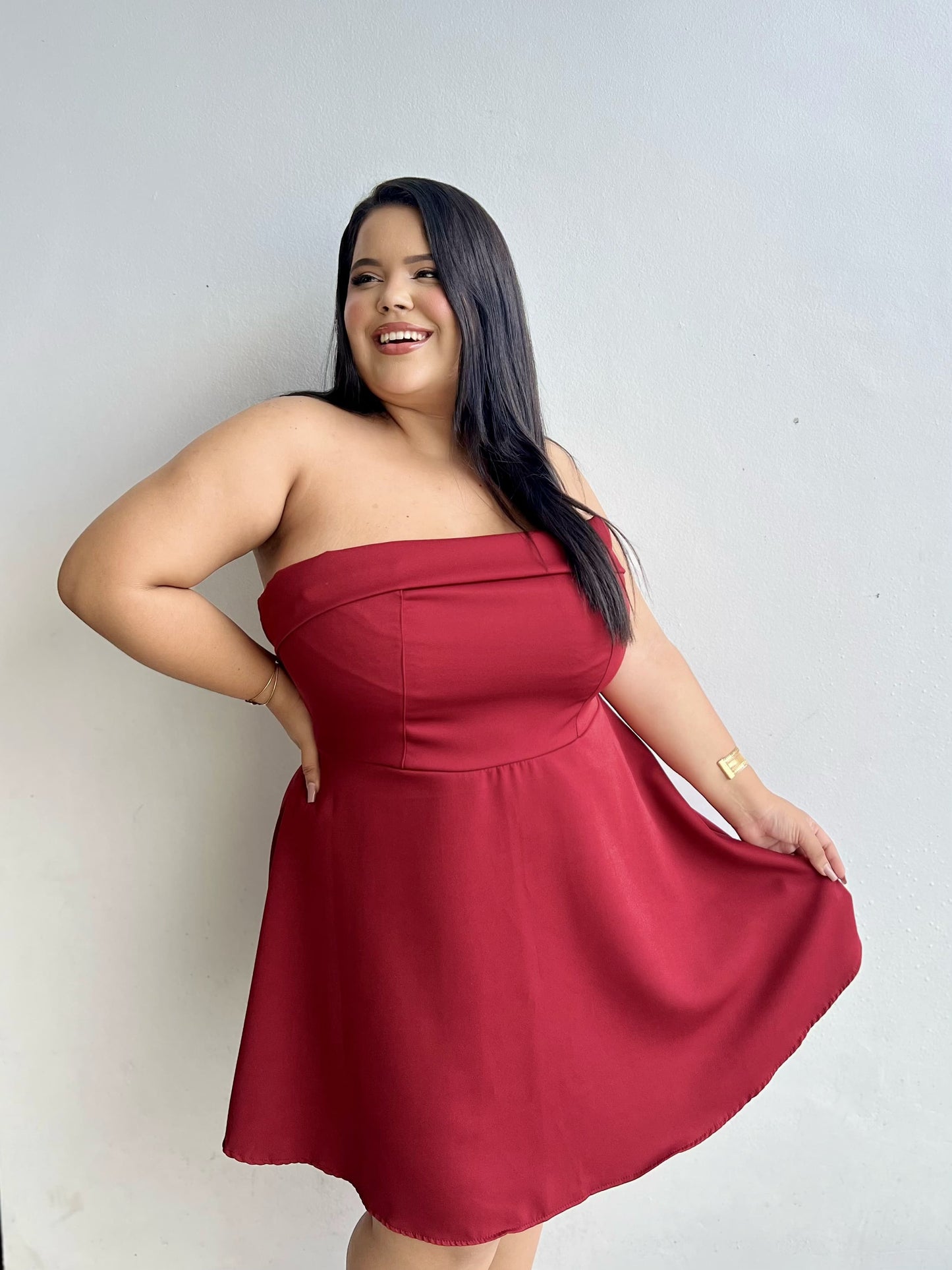 Vestido Tomara que Caia Plus Size
