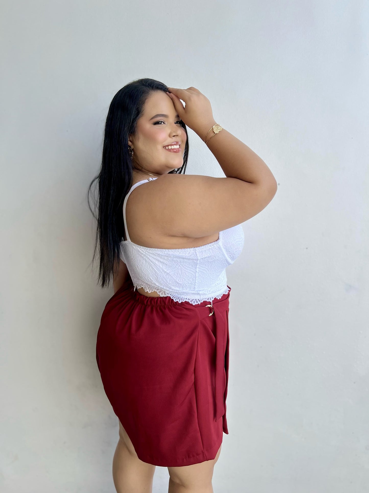 Short Saia Plus Size