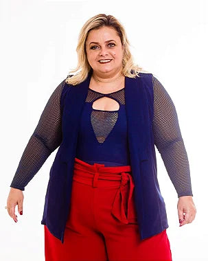 Colete Plus Size Soraia