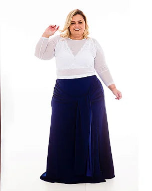 Saia Fenda Mirela Plus Size