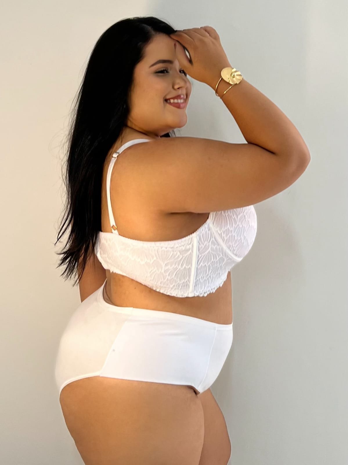 Sutiã Olivia Decote Profundo Plus Size