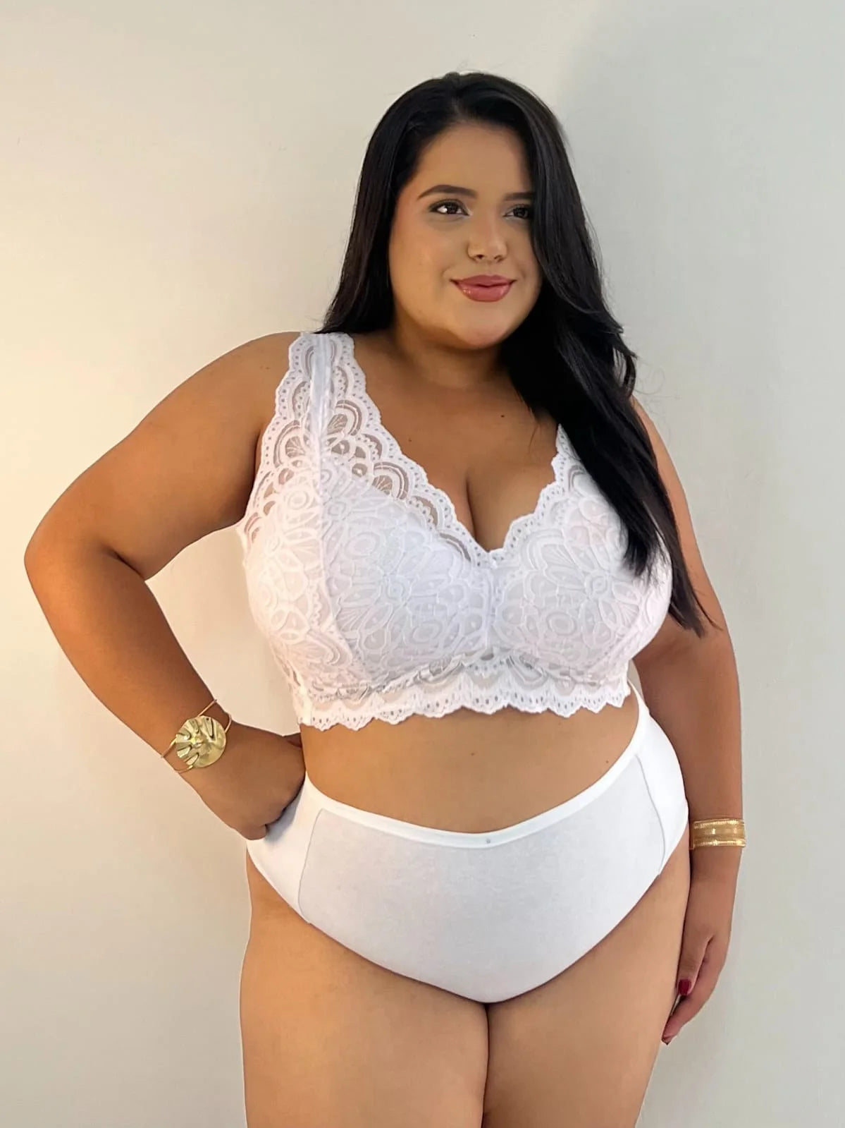 Croped Sissia Renda Plus Size