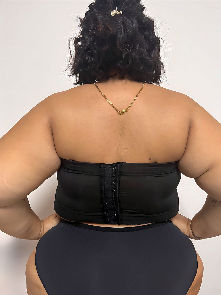 Top Tomara que Caia Kate Onça Plus Size