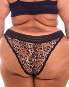 Calcinha Anne Animal Print - Plus Size