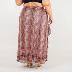 Saia Amanda onça Plus Size