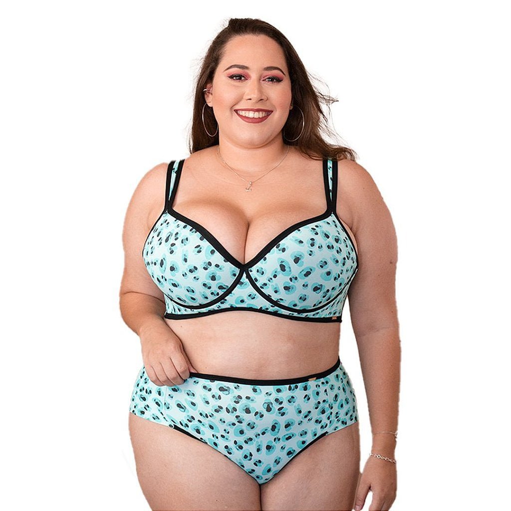 Sutiã Jane Azul Bebê Plus Size