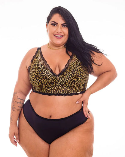 Cropped Onça Sissia Dubai Plus Size