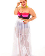 SAIA TULE LISTRAS DANI PLUS SIZE
