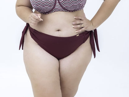 Tanga Laço Vinho Plus Size
