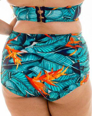 Tanga Paula HotPants - Floral Azul