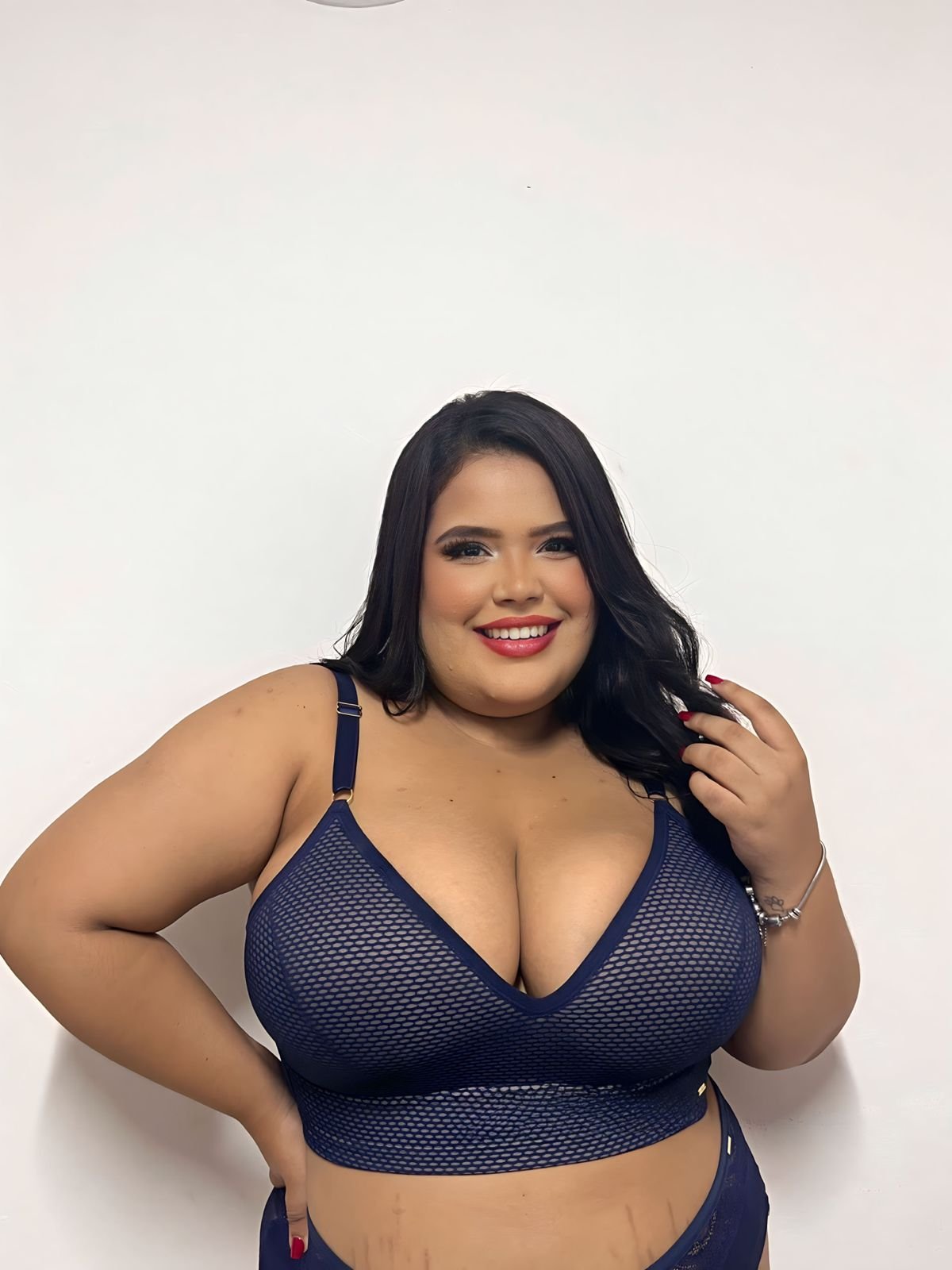 Sutiã Top Luna Colmeia Plus Size