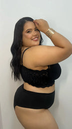 Croped Sissia Renda Plus Size