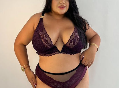 Sutiã Juliana Decote Profundo Plus Size