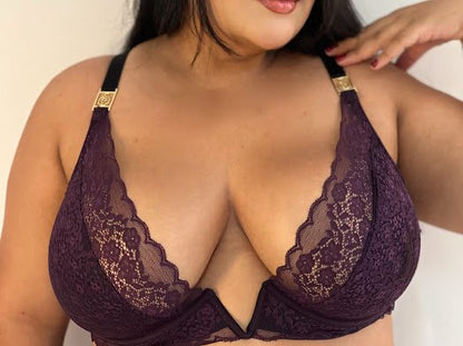 Sutiã Juliana Decote Profundo Plus Size