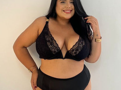 Sutiã Juliana Decote Profundo Plus Size