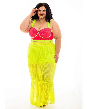 SAIA TULE LISTRAS DANI PLUS SIZE