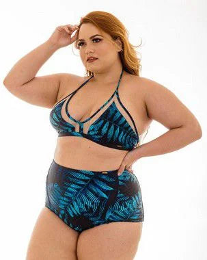 Tanga Paula HotPants Folha - Plus Size