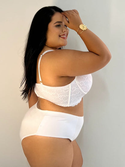 Sutiã Olivia Decote Profundo Plus Size