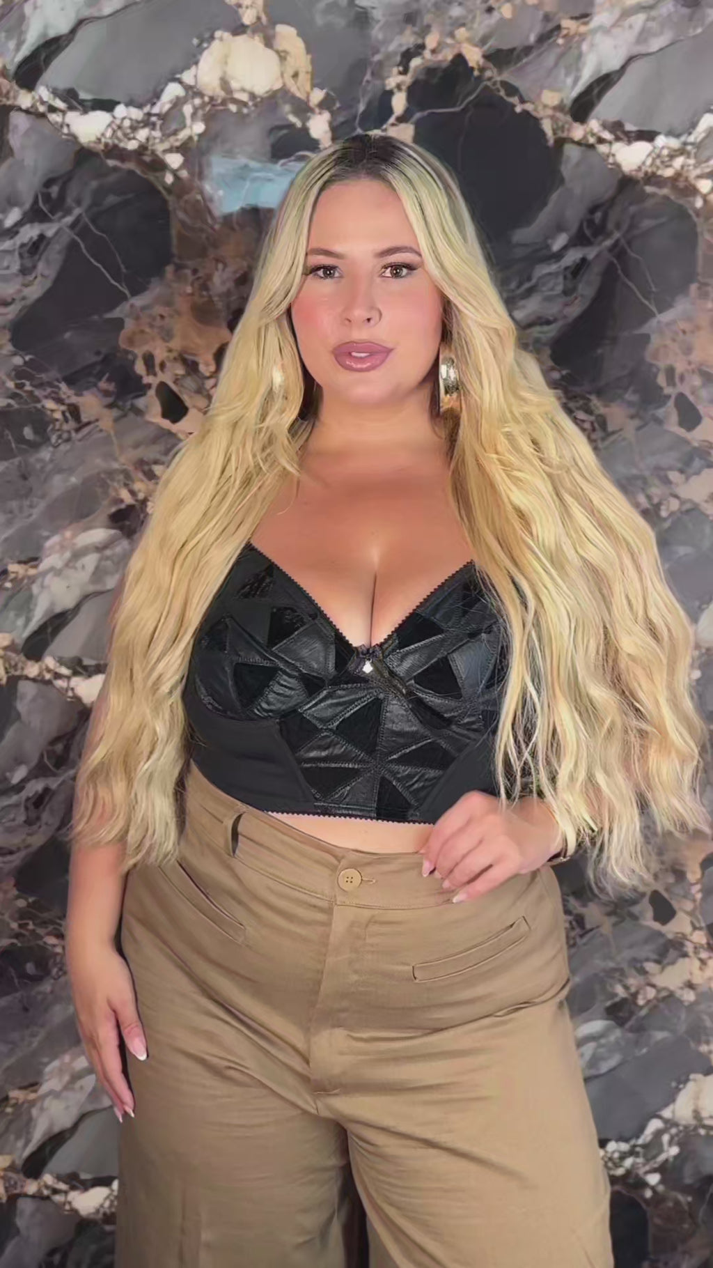 Croped sem bojo Plus size Anita