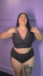 Croped Sissia Renda Plus Size