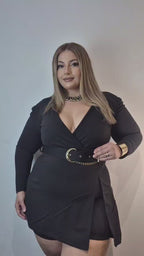 Macaquinho Curvy Crepe Scuba