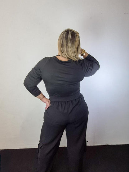 Calça Cargo Plus Size
