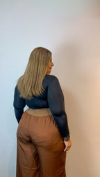 Body Clássico Manga longa Curvy