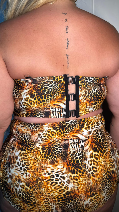 Top de biquini Tomara que caia Plus Size