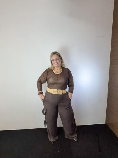 Calça Cargo Plus Size