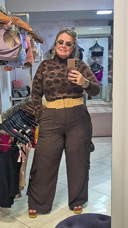 Calça Cargo Plus Size