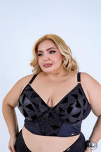 Croped sem bojo Plus size Anita