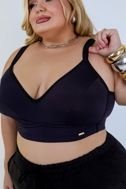 Sutiã Top Luna Confort Plus Size