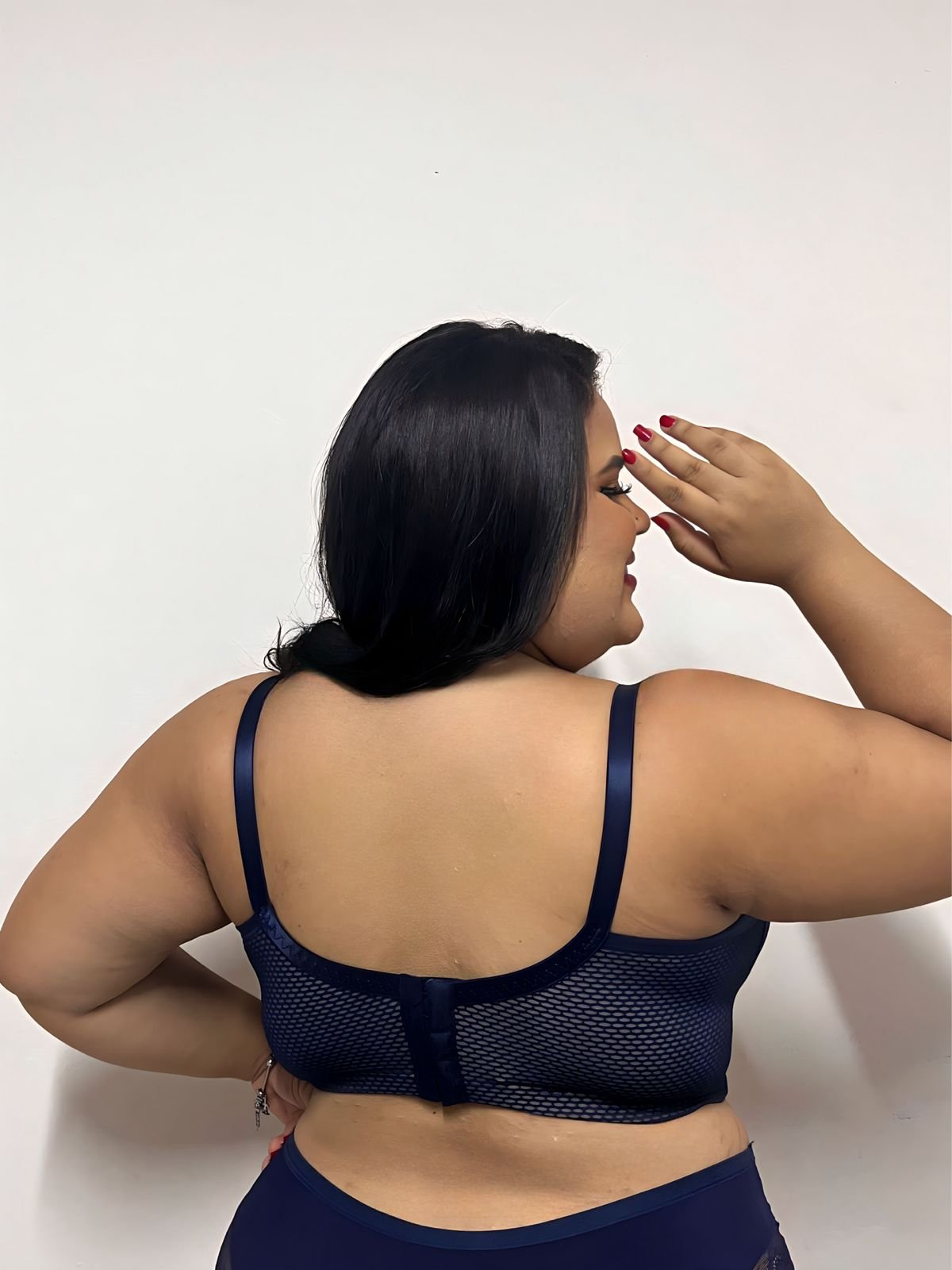 Sutiã Top Luna Colmeia Plus Size