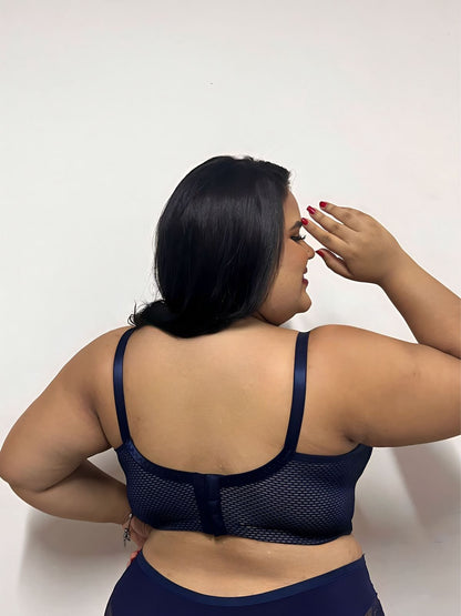 Sutiã Top Luna Colmeia Plus Size