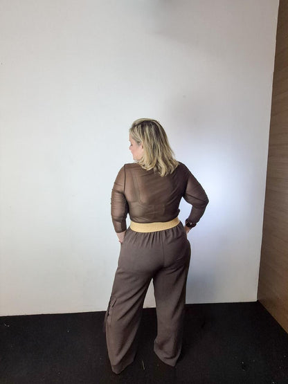 Calça Cargo Plus Size