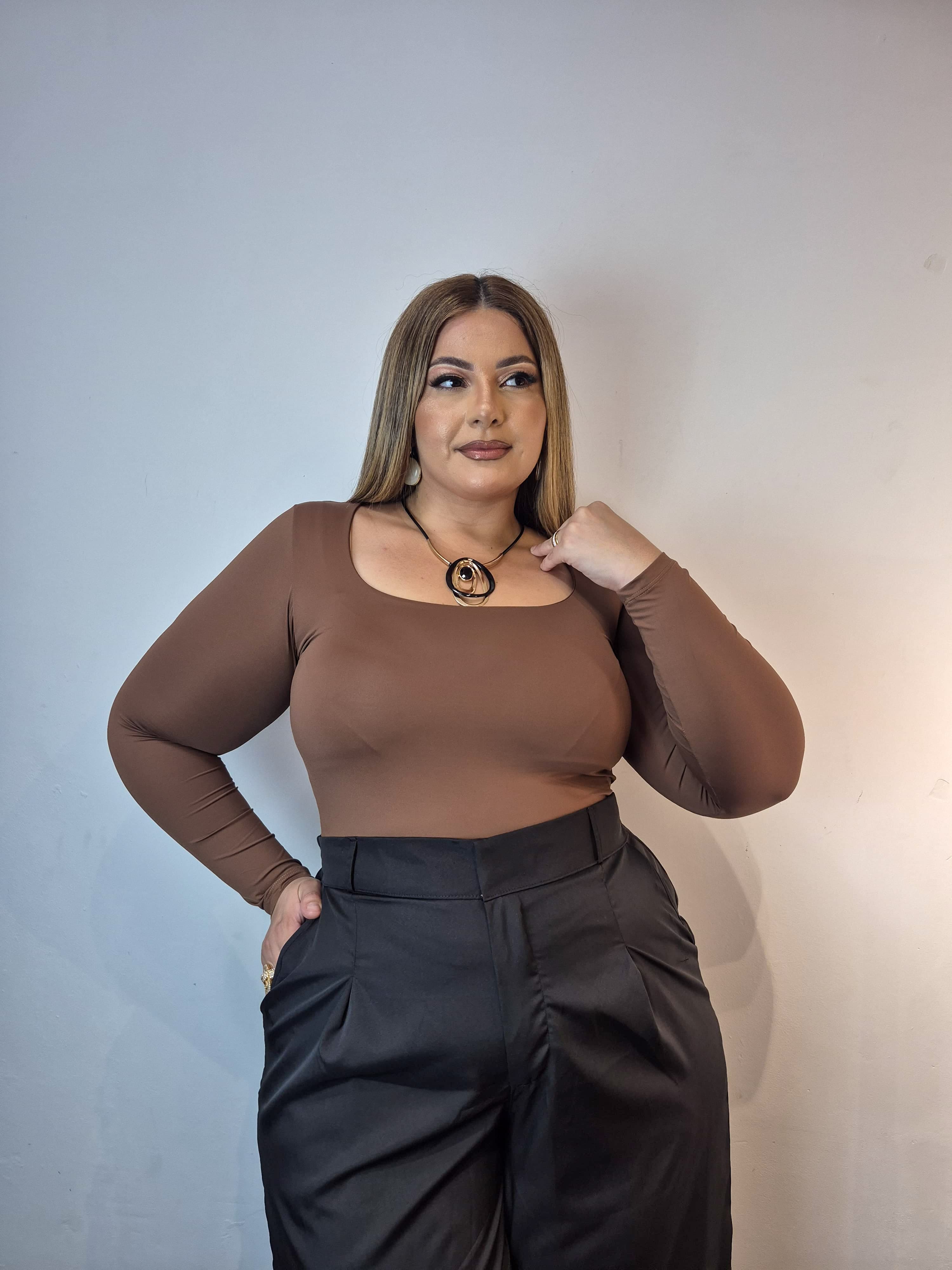 Body Clássico Manga longa Curvy