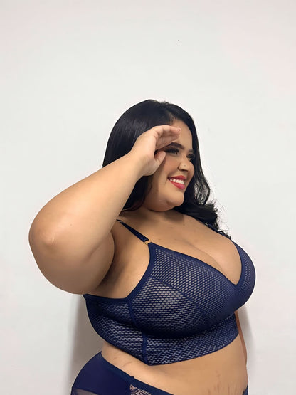 Sutiã Top Luna Colmeia Plus Size